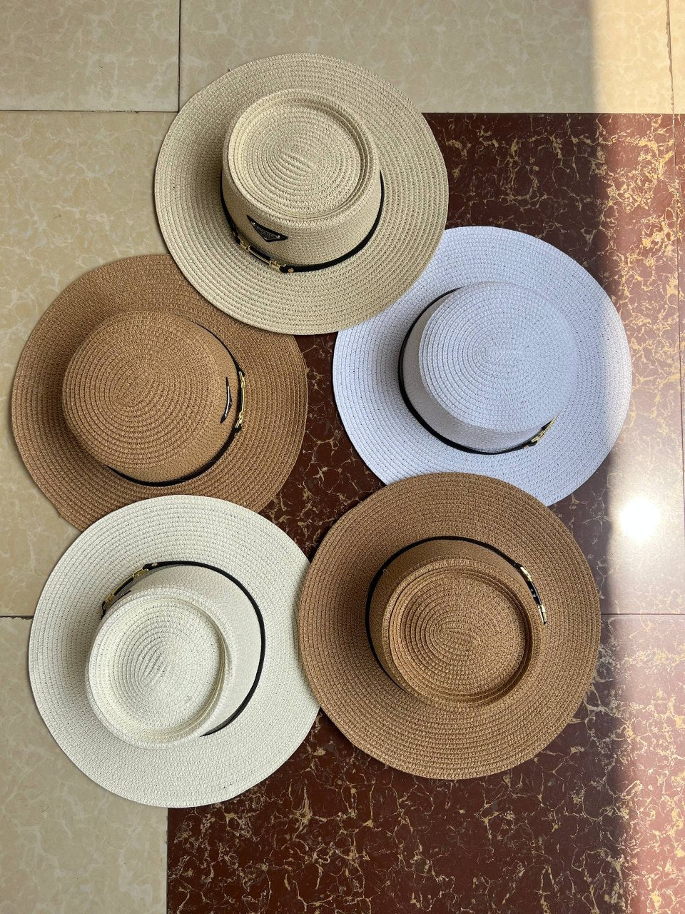 PRADA GUCCI FLOPPY STRAW HAT
