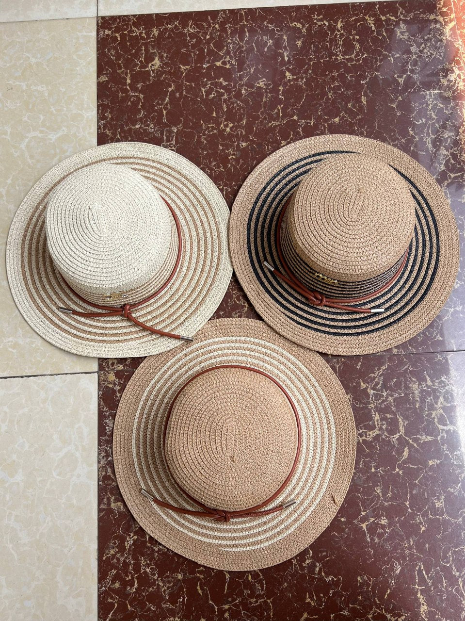 DESIGNER GUCCI FLOPPY STRAW HAT