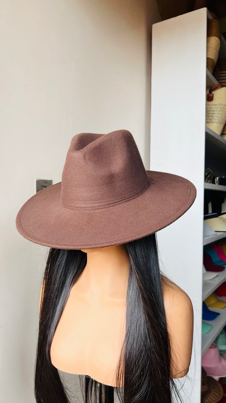 HIGH QUALITY WIDE FEDORA HAT