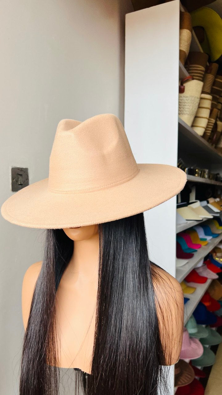HIGH QUALITY WIDE FEDORA HAT