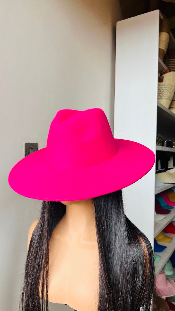 HIGH QUALITY WIDE FEDORA HAT