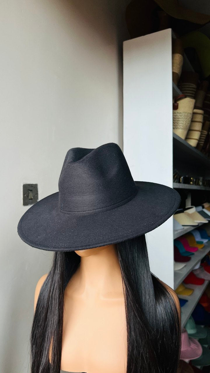 HIGH QUALITY WIDE FEDORA HAT