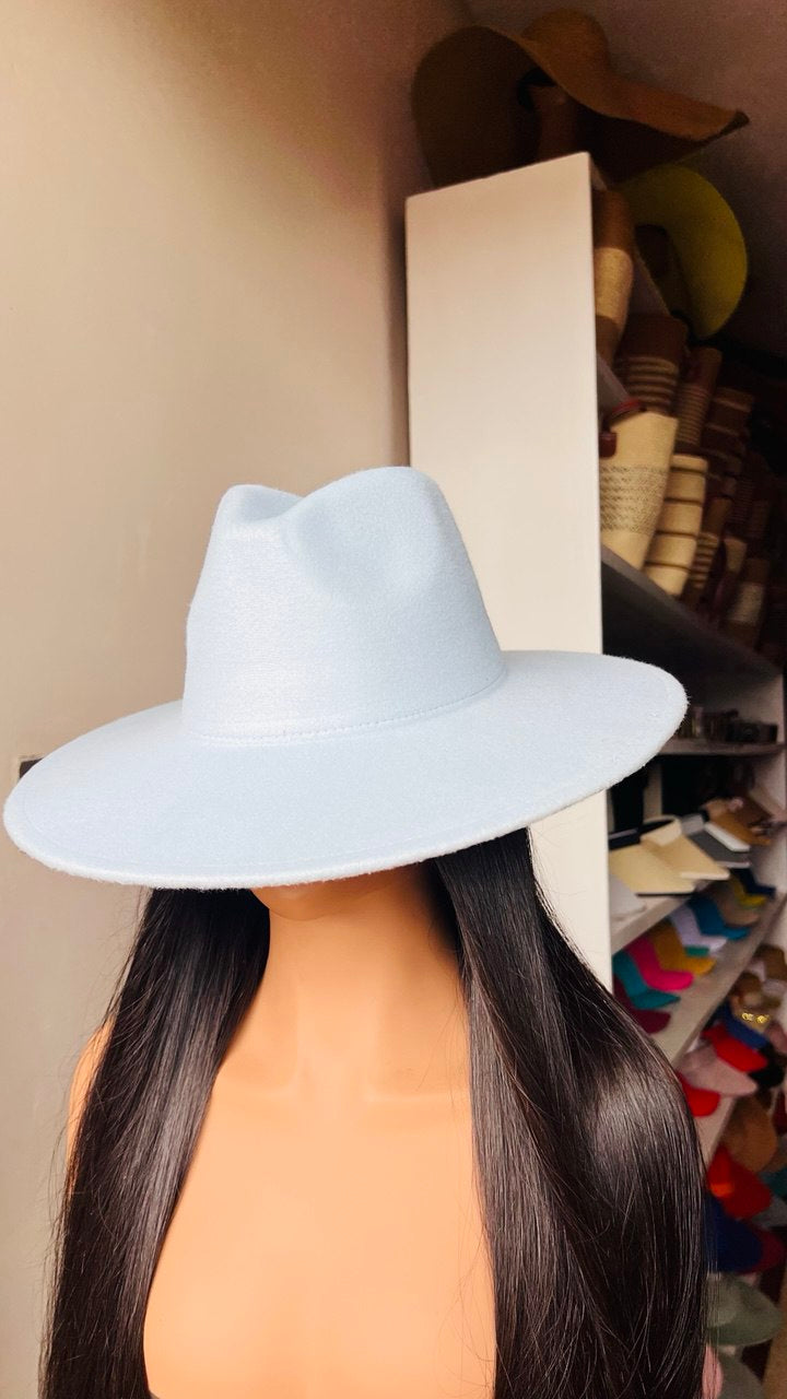 HIGH QUALITY WIDE FEDORA HAT