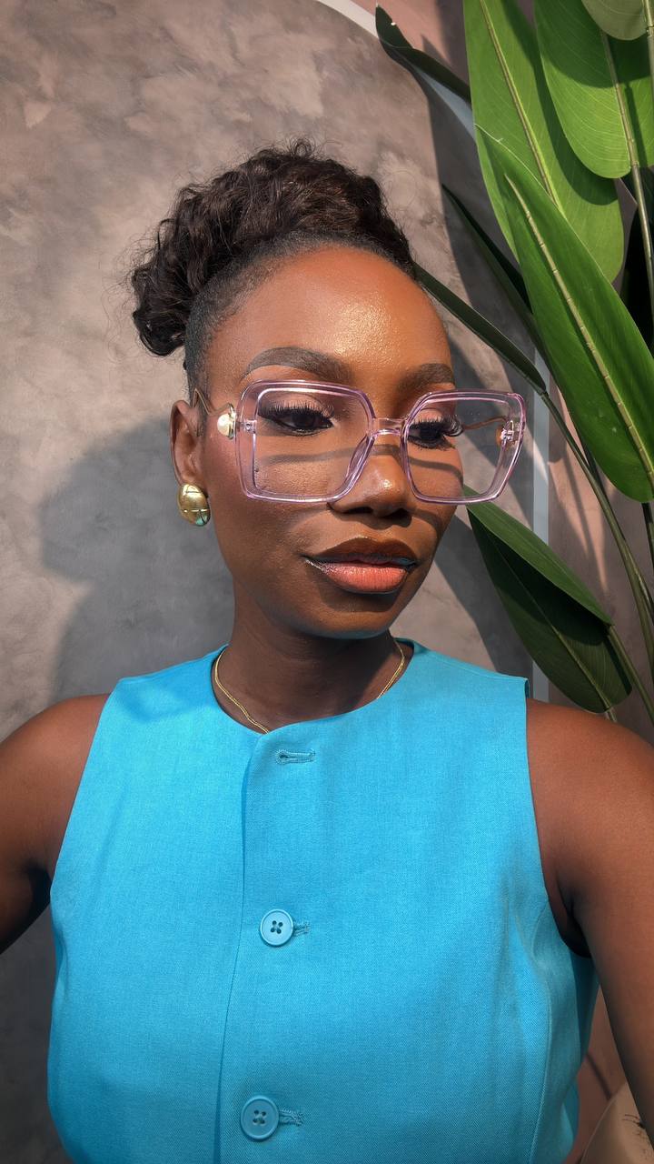 GLASSES  559(CLEAR LENS, BLUE LIGHT LIGHT BLOCKING GLASSES)