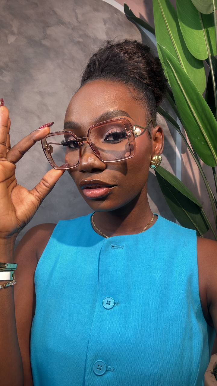 GLASSES  559(CLEAR LENS, BLUE LIGHT LIGHT BLOCKING GLASSES)