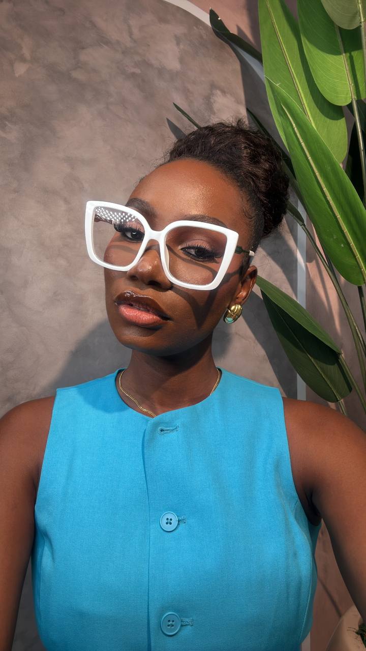 GLASSES  555(CLEAR LENS,BLUE LIGHT BLOCKING GLASSES, PRESCRIPTION FRAMES)