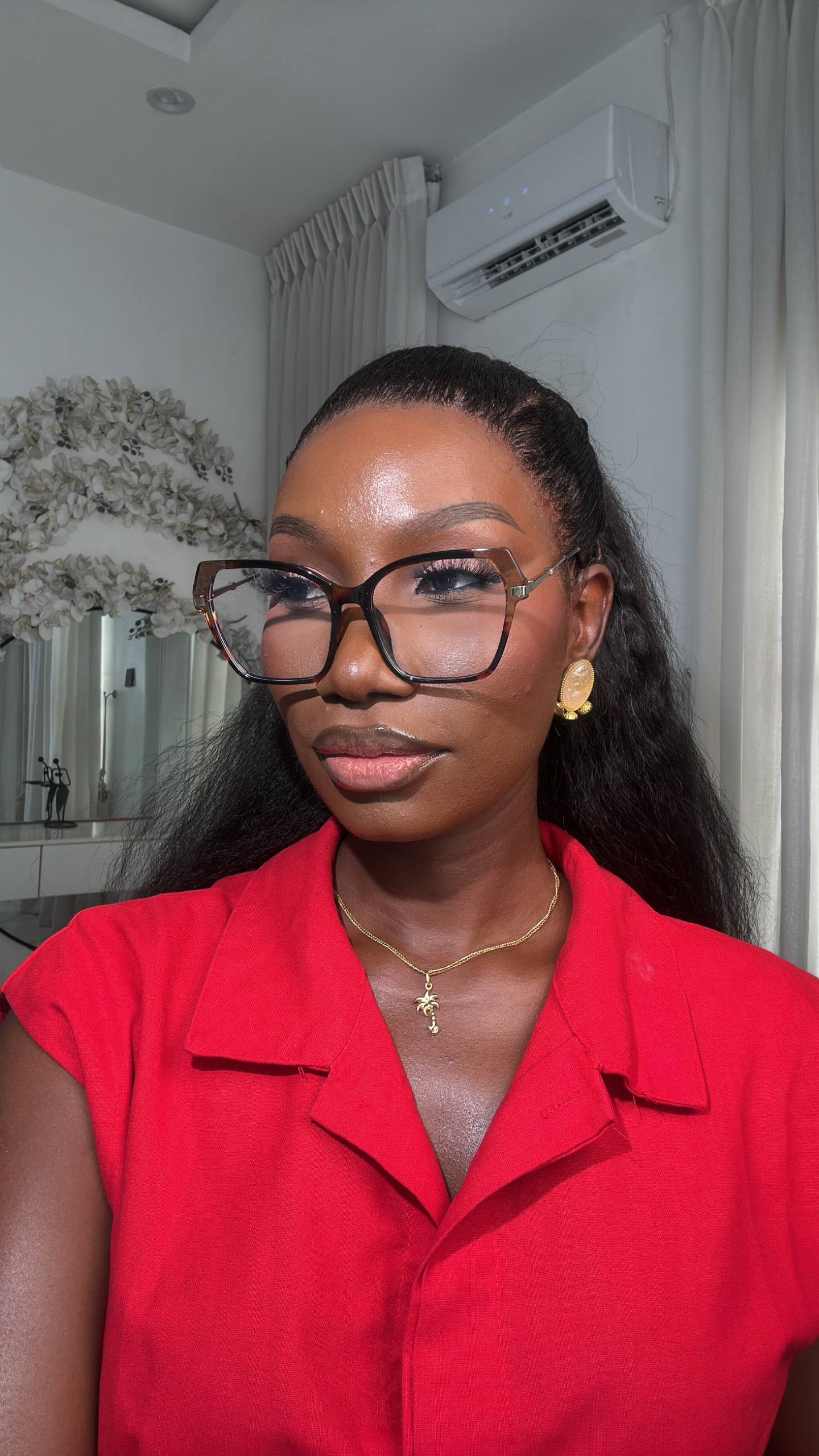 GLASSES 742 (CLEAR LENS,  BLUE LIGHT BLOCKING GLASSES)