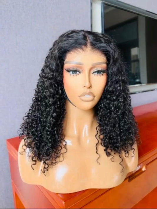 18 INCHES 5 BY 6 GLUELESS WIG DOUBLE DRAWN(READ BELOW FOR MORE INFORMATION)