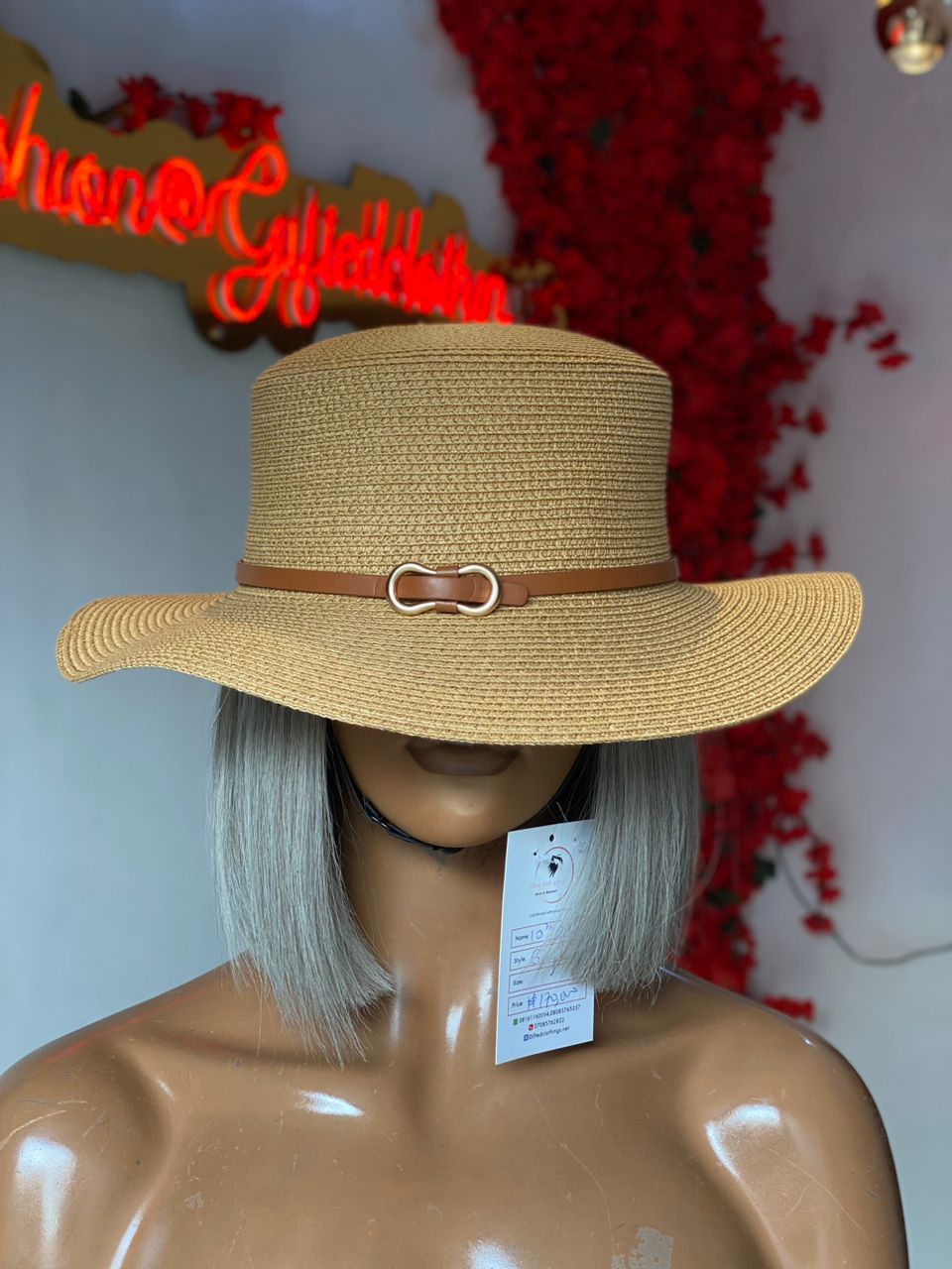 HIGH QUALITY MINI FLOPPY STRAW HAT