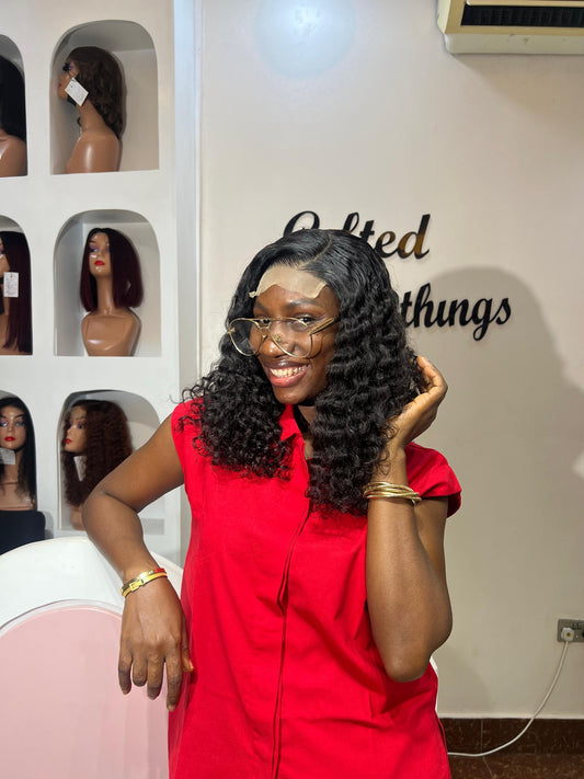 16 INCHES 5 BY 5  SASSY CURLS WIG(MSC/16/NC  AVAILABLE)