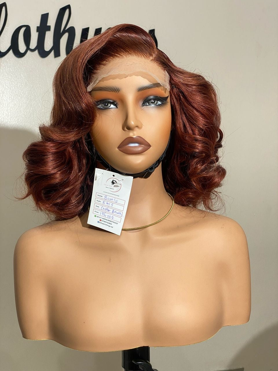 12 INCHES  5 BY 5 WAVY WIG(MWU/12/CB AVAILABLE)
