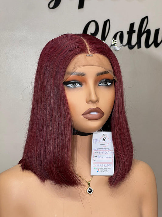 12 INCHES 5 BY 5 MULTIPLE DONOR WIG(MBS/12/W AVAILABLE)