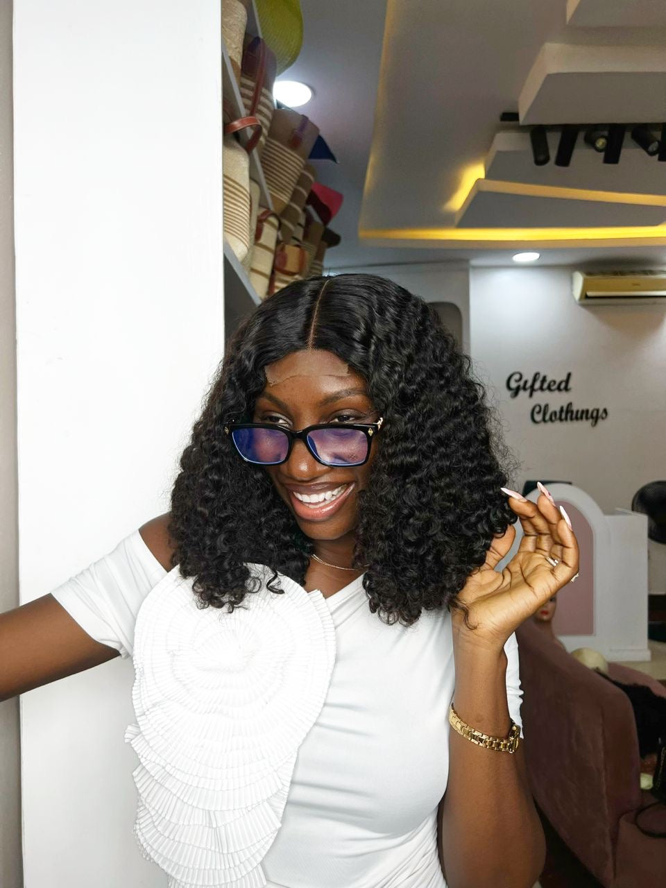 16  INCHES 2 BY 6  WIG SINGLE DONOR PIXIE CURL(121-GG AVAILABLE)