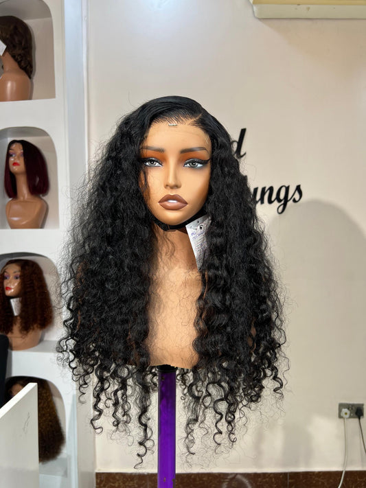24 INCHES 5 BY 5 HD LACE SASSY CURLS WIG(MSC/24/NC HD LACE AVAILABLE)