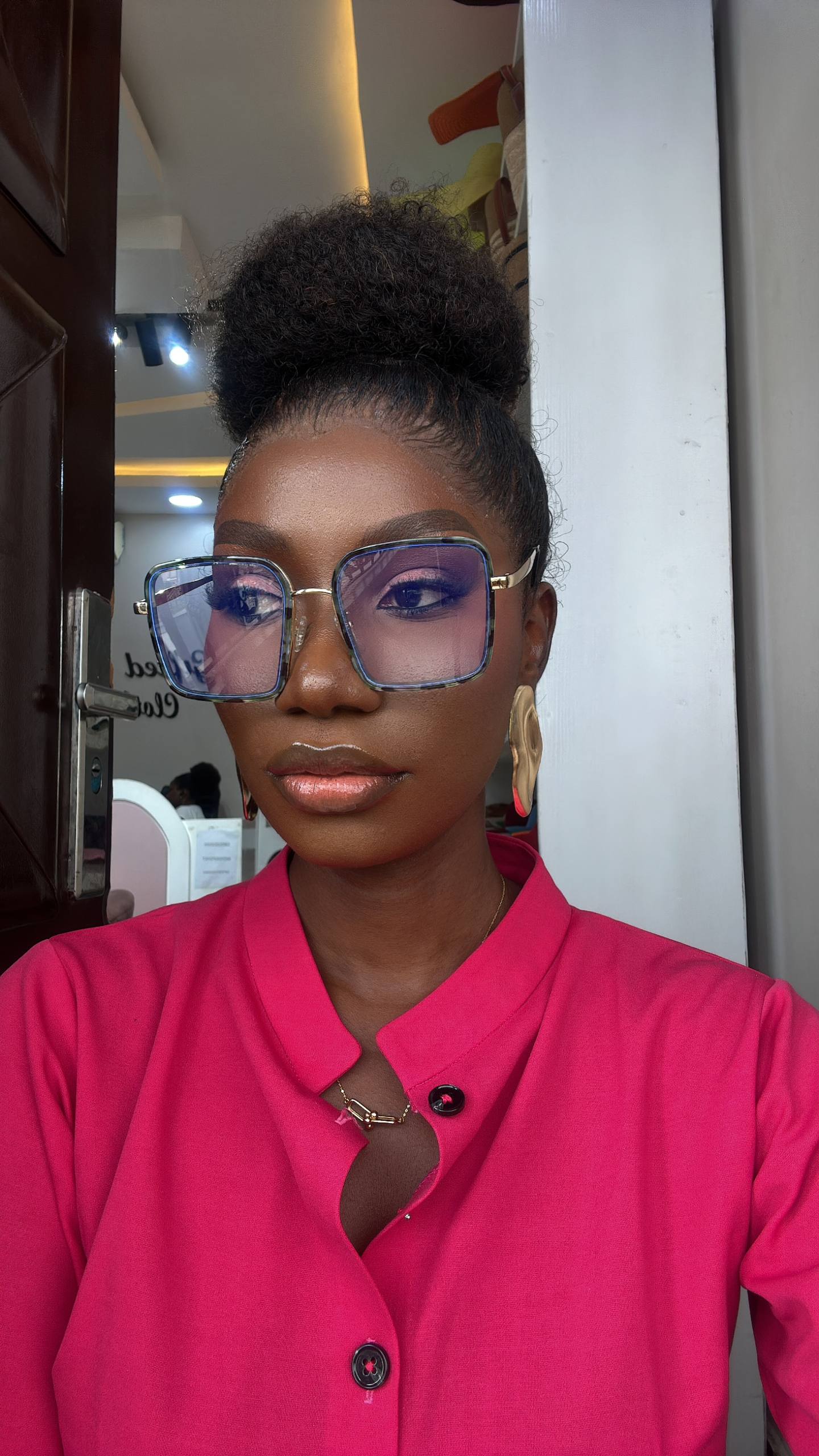 GLASSES 723 (CLEAR LENS  BLUE LIGHT BLOCKING GLASSES)