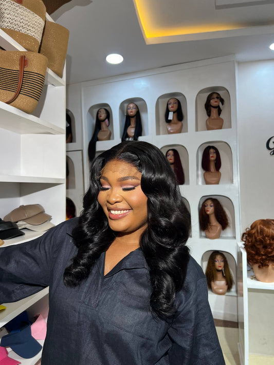 20 INCHES 5 BY 5 WAVY WIG HD LACE (PREORDER 076-HD)