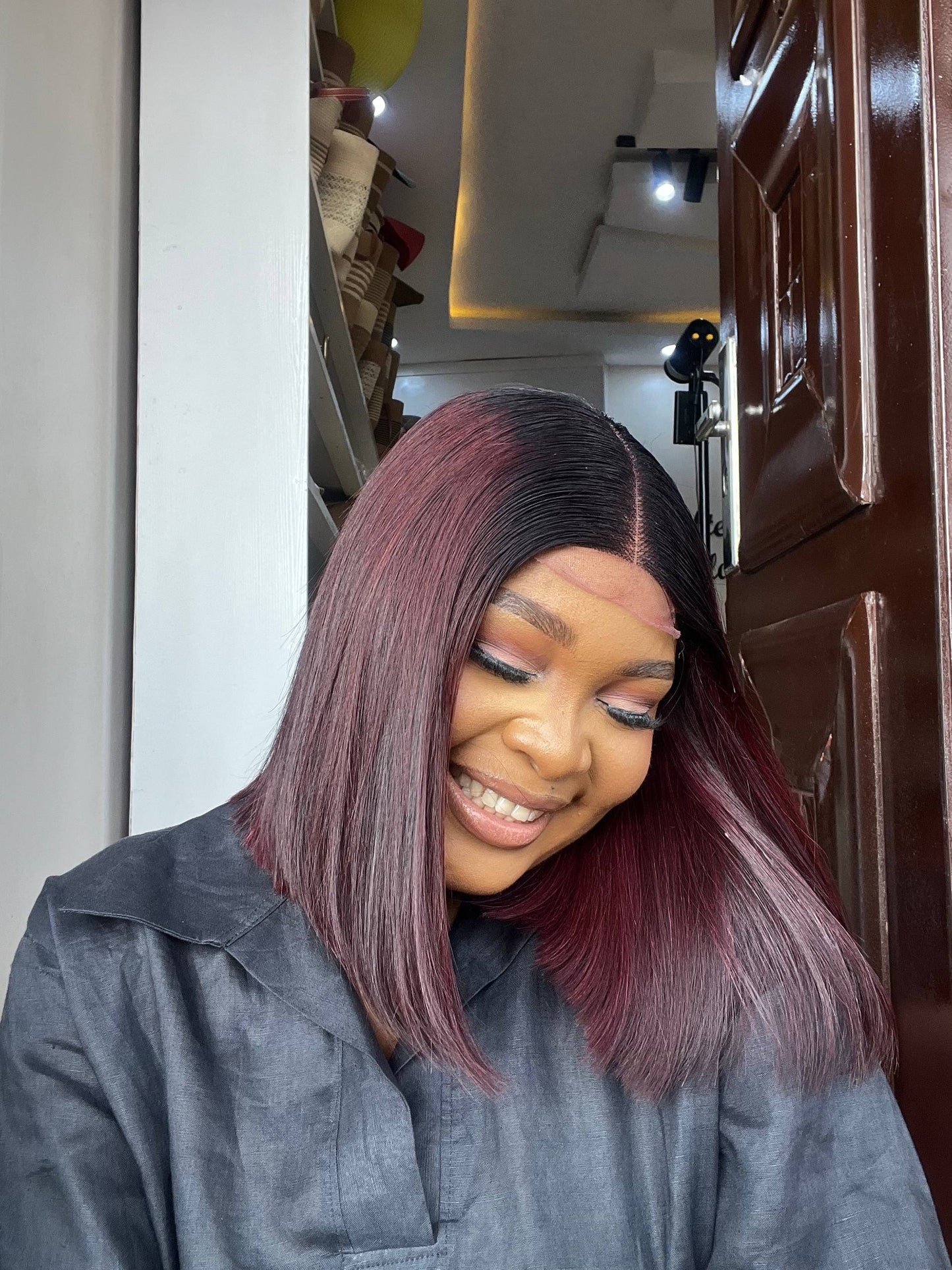 10 INCHES 2 BY 6 CLOSURE MULTIPLE DONOR BOB WIG (009-GG AVAILABLE)