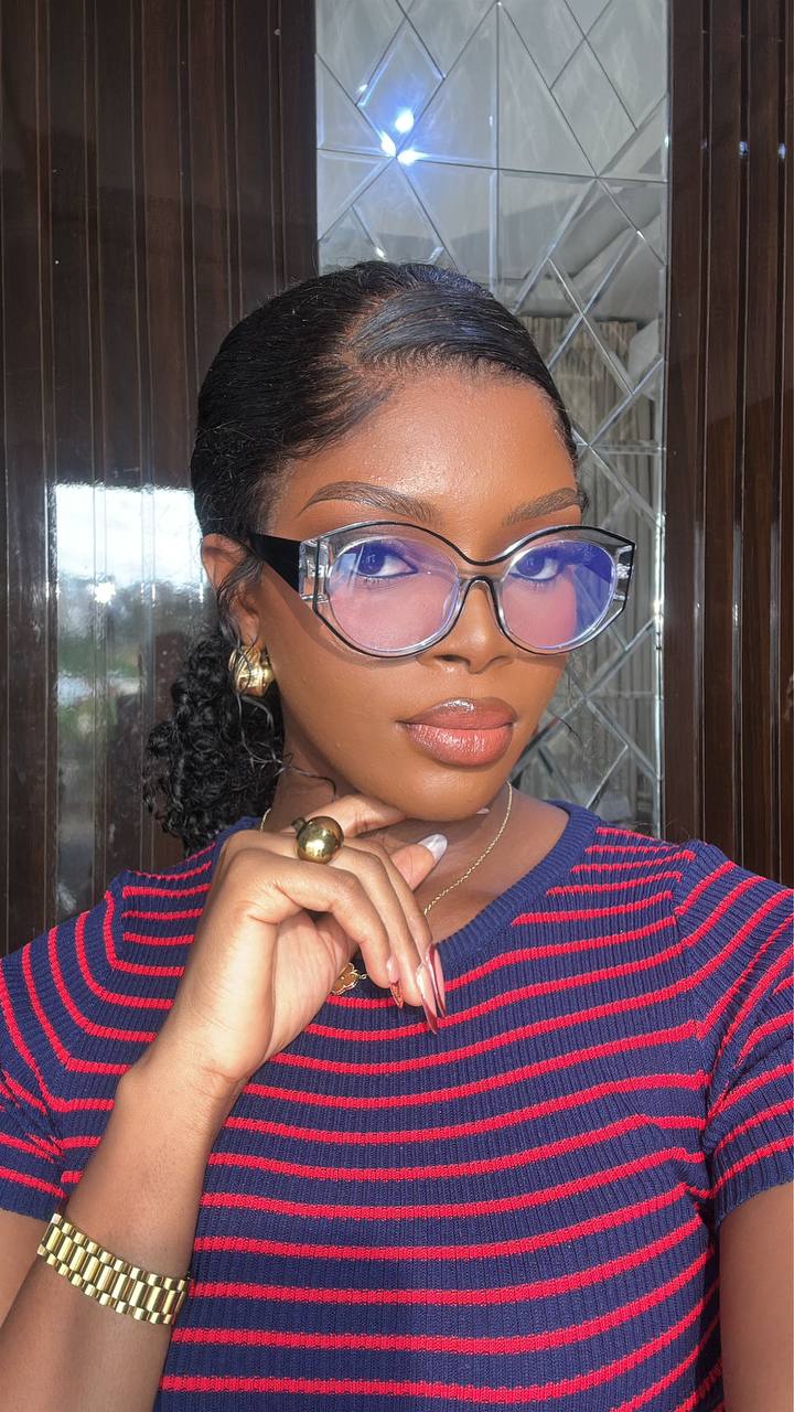 GLASSES 581(UNISEX CLEAR LENS BLUE LIGHT BLOCKING LENS, PRESCRIPTION FRAMES)