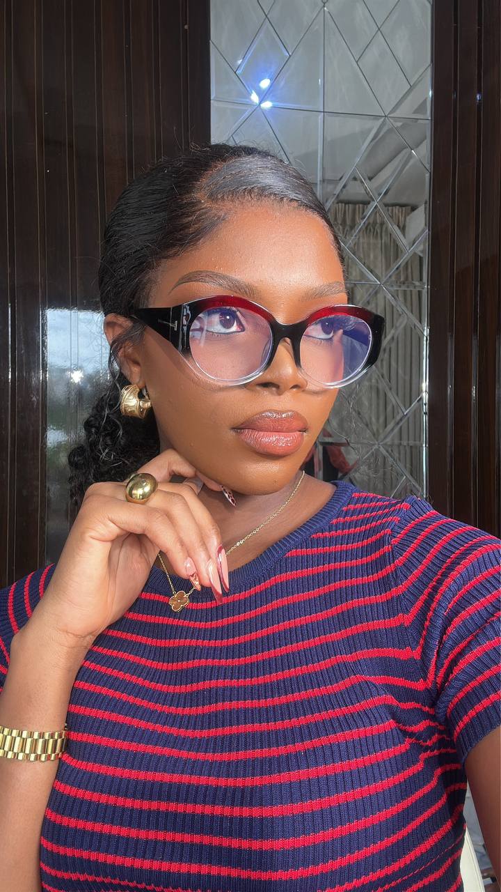 GLASSES 581(UNISEX CLEAR LENS BLUE LIGHT BLOCKING LENS, PRESCRIPTION FRAMES)