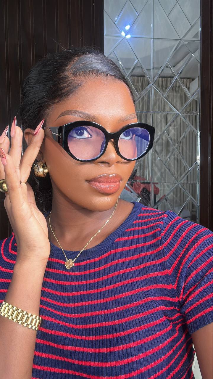 GLASSES 581(UNISEX CLEAR LENS BLUE LIGHT BLOCKING LENS, PRESCRIPTION FRAMES)