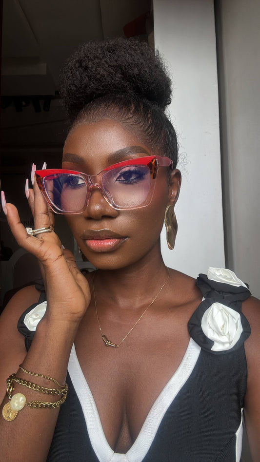 GLASSES 703 (CLEAR LENS, PRESCRIPTION FRAMES, BLUE LIGHT BLOCKING GLASSES)