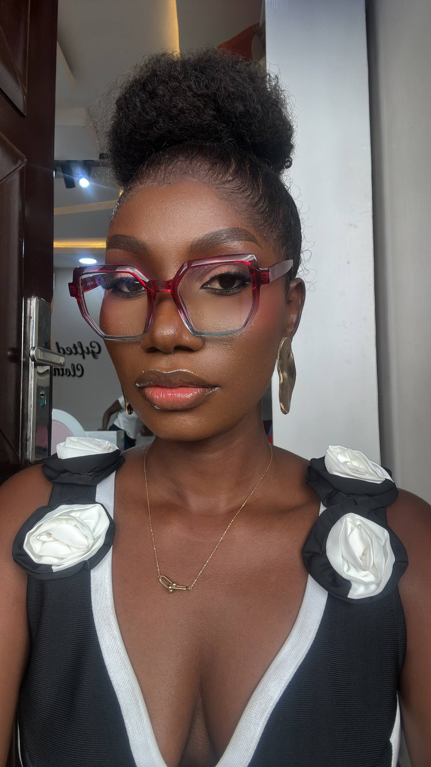 GLASSES 722   (CLEAR LENS  PRESCRIPTION FRAMES, BLUE LIGHT BLOCKING GLASSES)