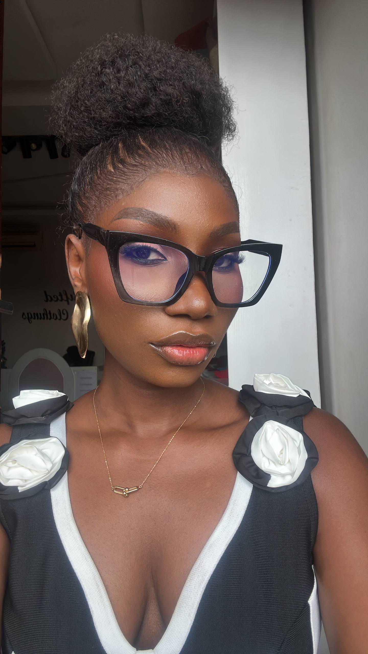 GLASSES 703 (CLEAR LENS, PRESCRIPTION FRAMES, BLUE LIGHT BLOCKING GLASSES)