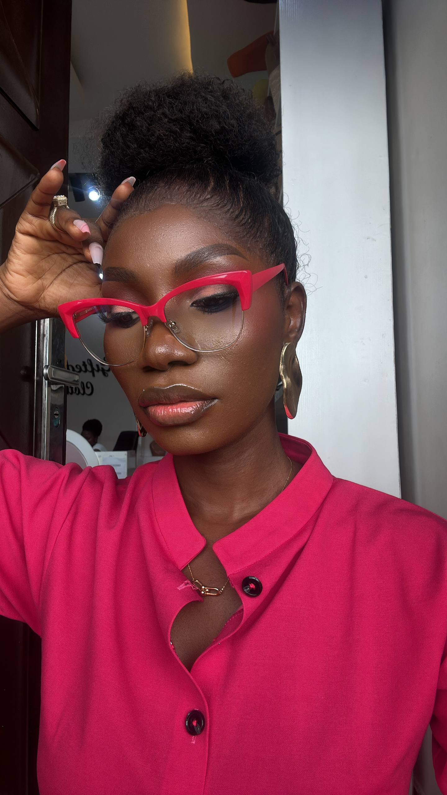 GLASSES 704 (CLEAR LENS  PRESCRIPTION FRAMES, BLUE LIGHT BLOCKING GLASSES)