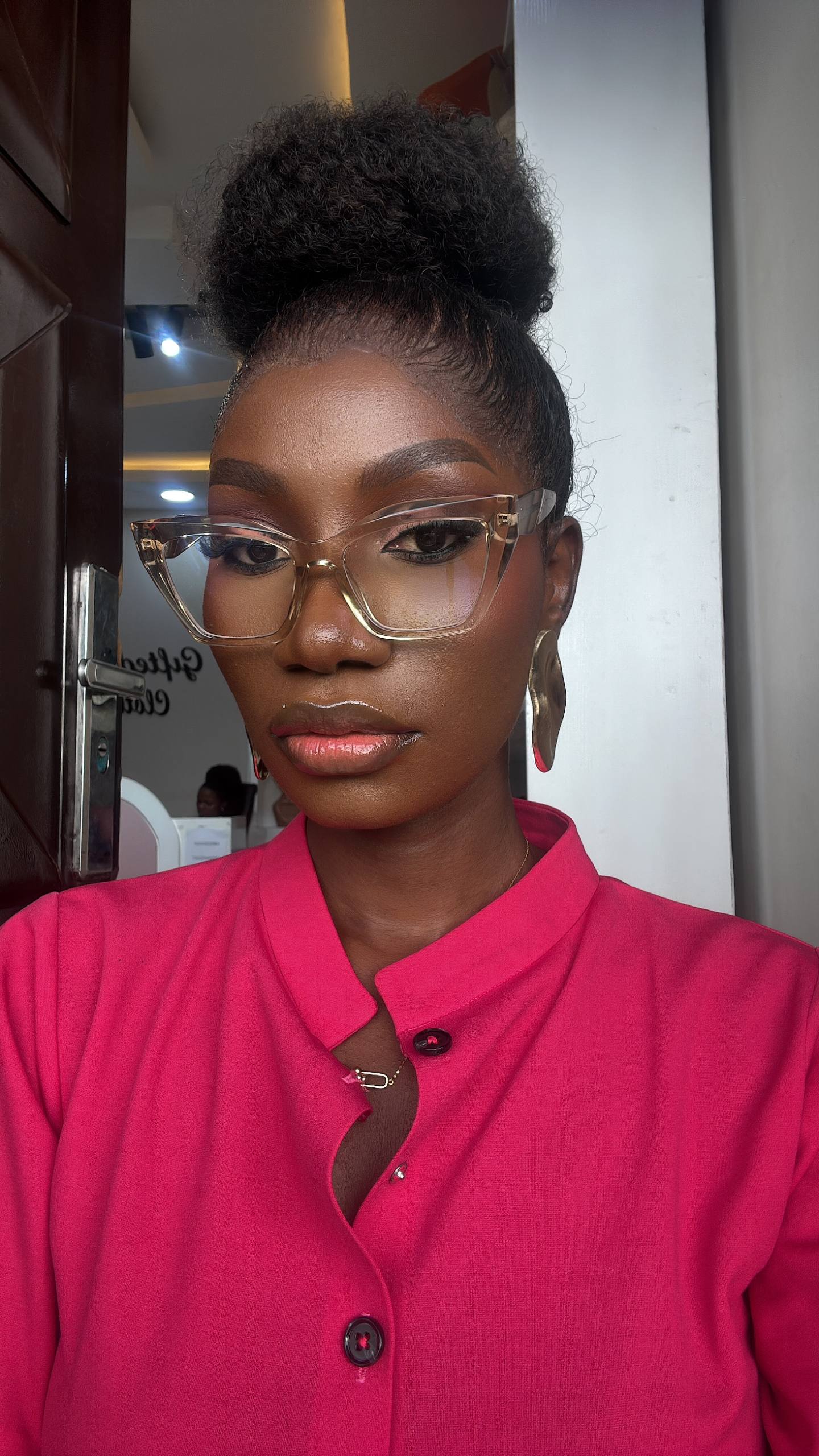 GLASSES 726 (CLEAR LENS  , PRESCRIPTION GLASSES, BLUE LIGHT BLOCKING GLASSES)