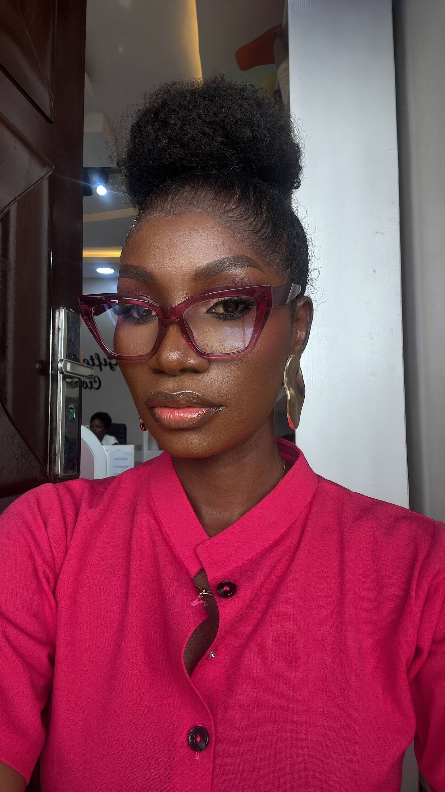 GLASSES 726 (CLEAR LENS  , PRESCRIPTION GLASSES, BLUE LIGHT BLOCKING GLASSES)