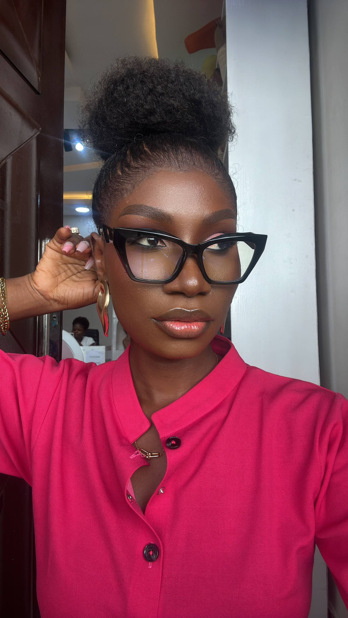 GLASSES 726 (CLEAR LENS  , PRESCRIPTION GLASSES, BLUE LIGHT BLOCKING GLASSES)