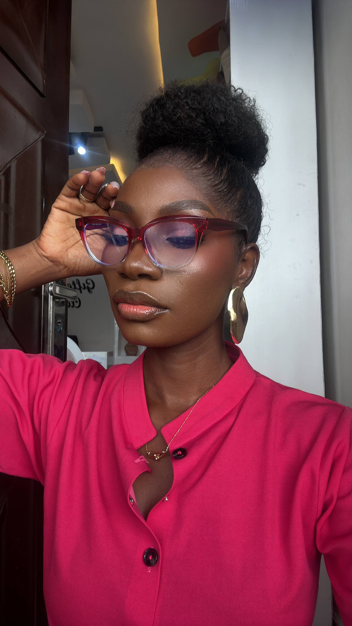 GLASSES 711  (CLEAR LENS  PRESCRIPTION FRAMES, BLUE LIGHT BLOCKING GLASSES)