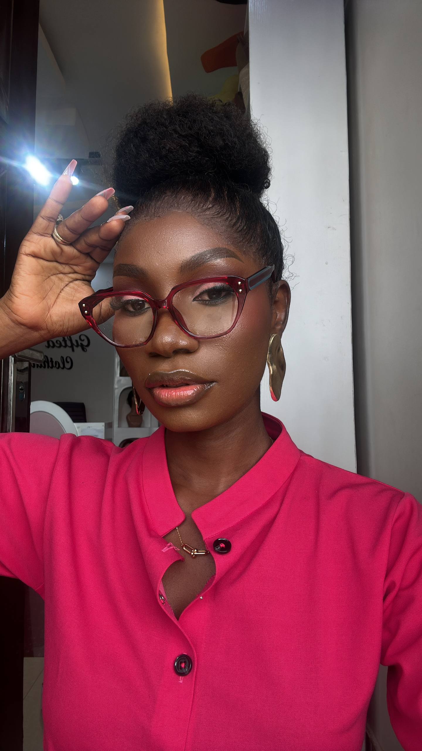 GLASSES 715  (CLEAR LENS  PRESCRIPTION FRAMES, BLUE LIGHT BLOCKING GLASSES)