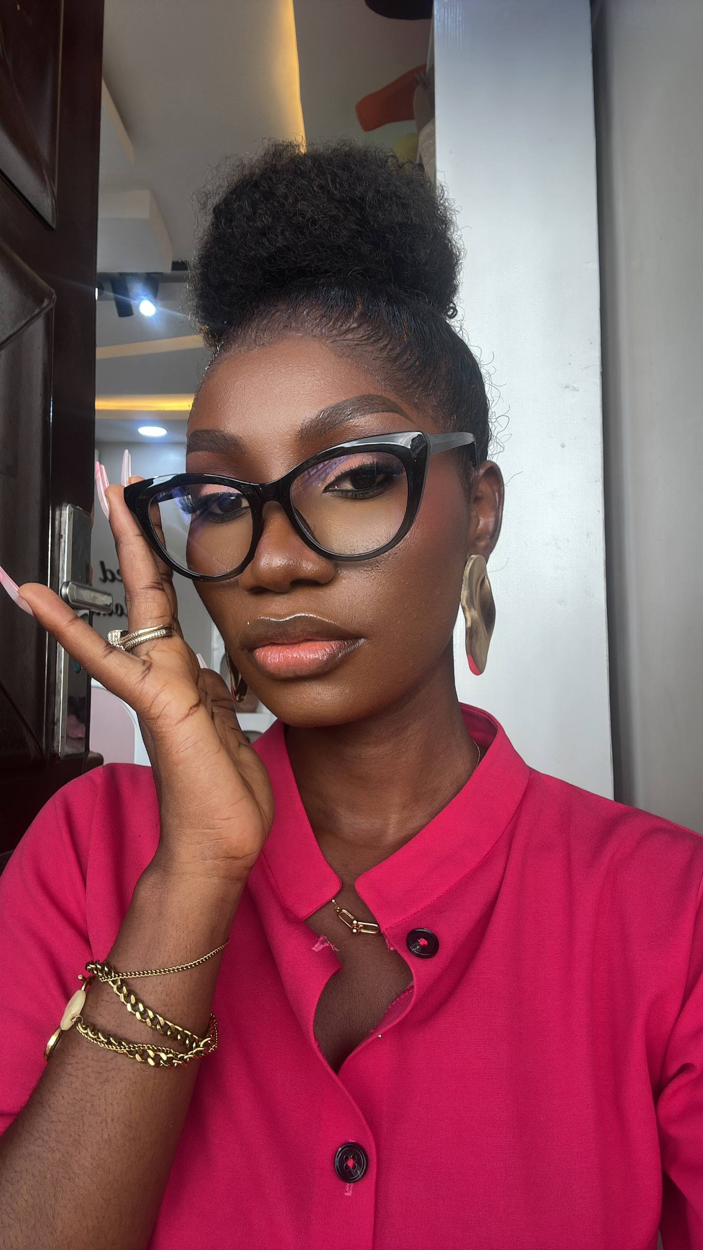 GLASSES 700 (CLEAR LENS , PRESCRIPTION GLASSES, BLUE LIGHT BLOCKING GLASSES)