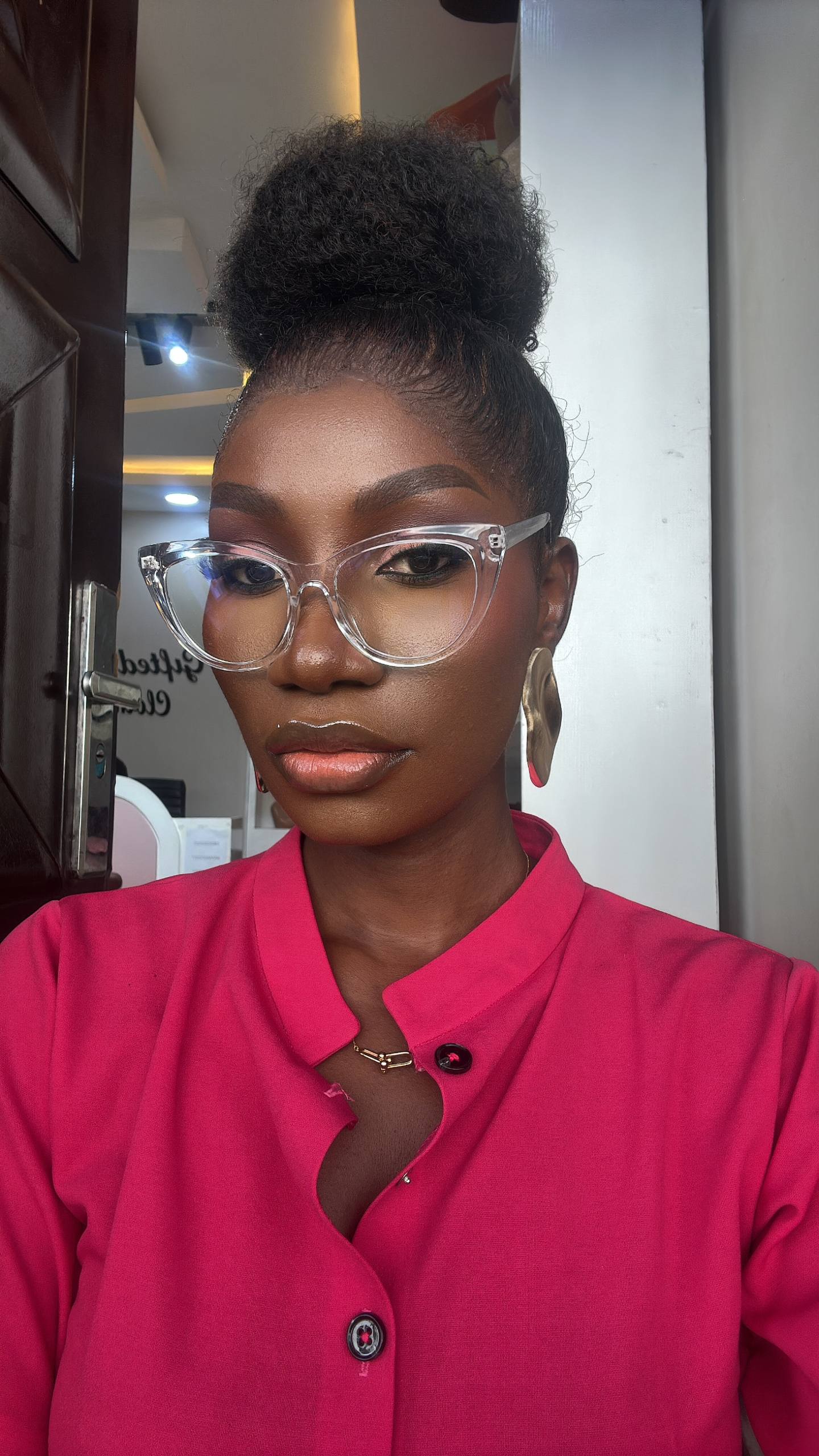 GLASSES 700 (CLEAR LENS , PRESCRIPTION GLASSES, BLUE LIGHT BLOCKING GLASSES)