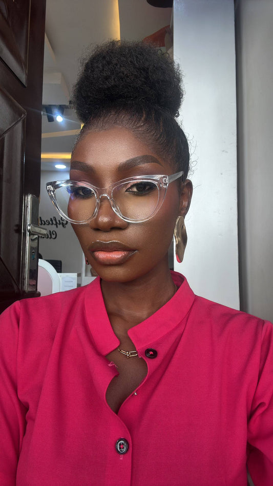 GLASSES 700 (CLEAR LENS , PRESCRIPTION GLASSES, BLUE LIGHT BLOCKING GLASSES)