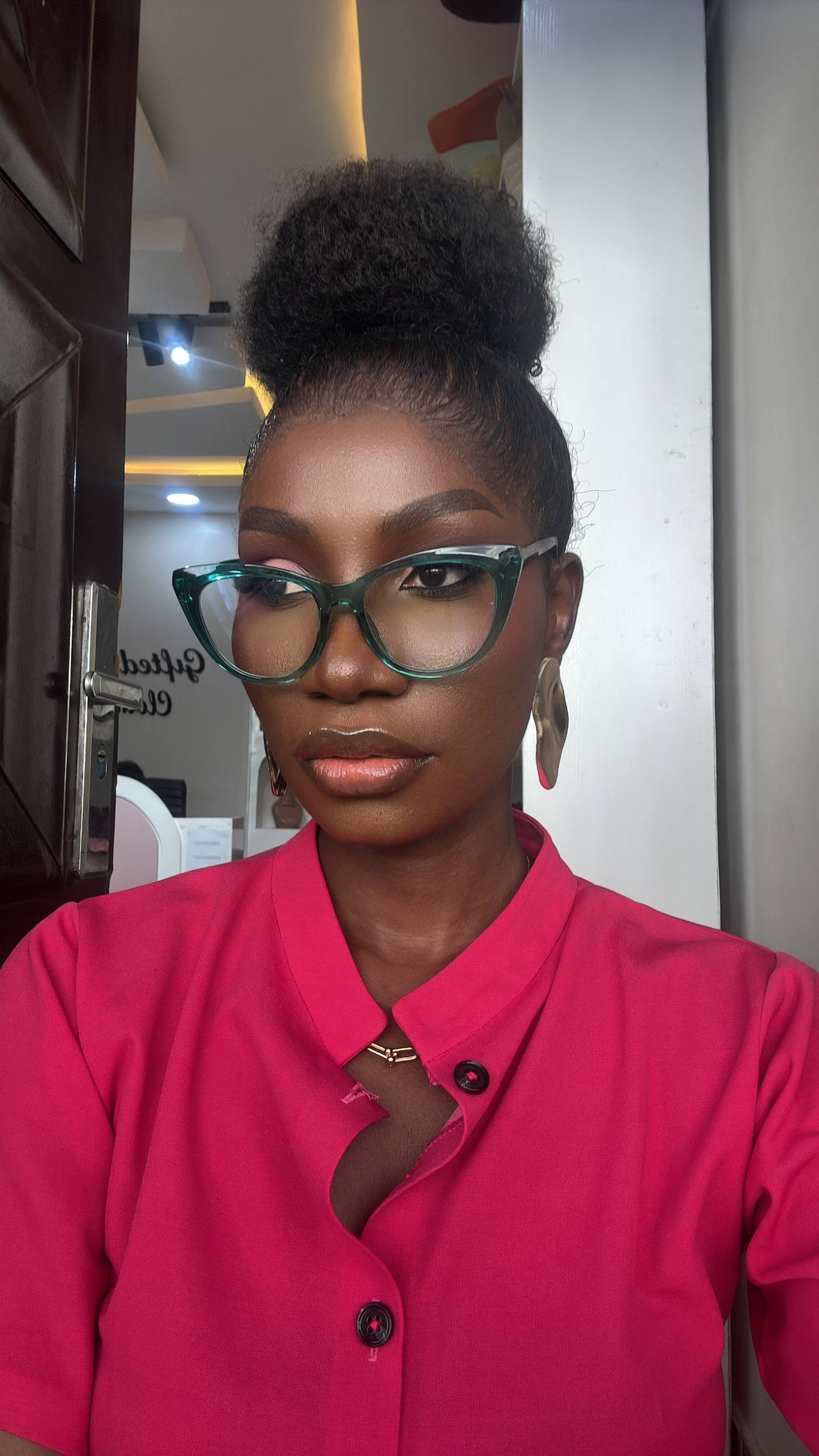 GLASSES 700 (CLEAR LENS , PRESCRIPTION GLASSES, BLUE LIGHT BLOCKING GLASSES)