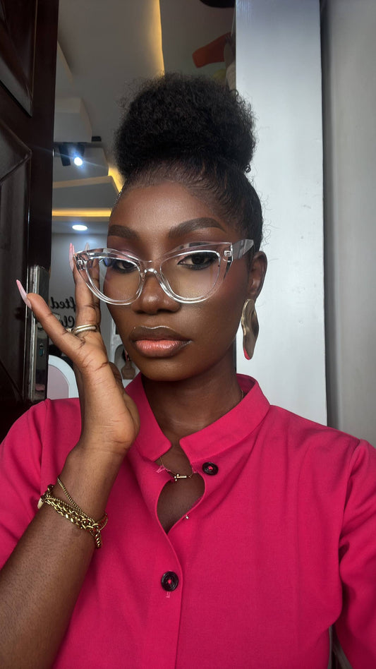 GLASSES 705 (CLEAR LENS  PRESCRIPTION FRAMES, BLUE LIGHT BLOCKING GLASSES)