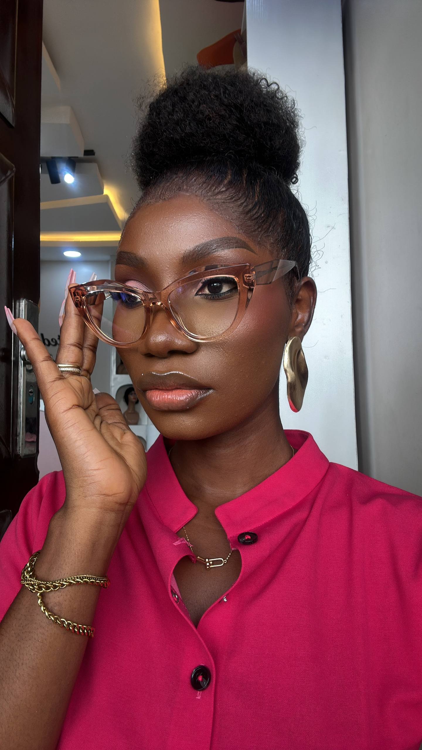 GLASSES 705 (CLEAR LENS  PRESCRIPTION FRAMES, BLUE LIGHT BLOCKING GLASSES)