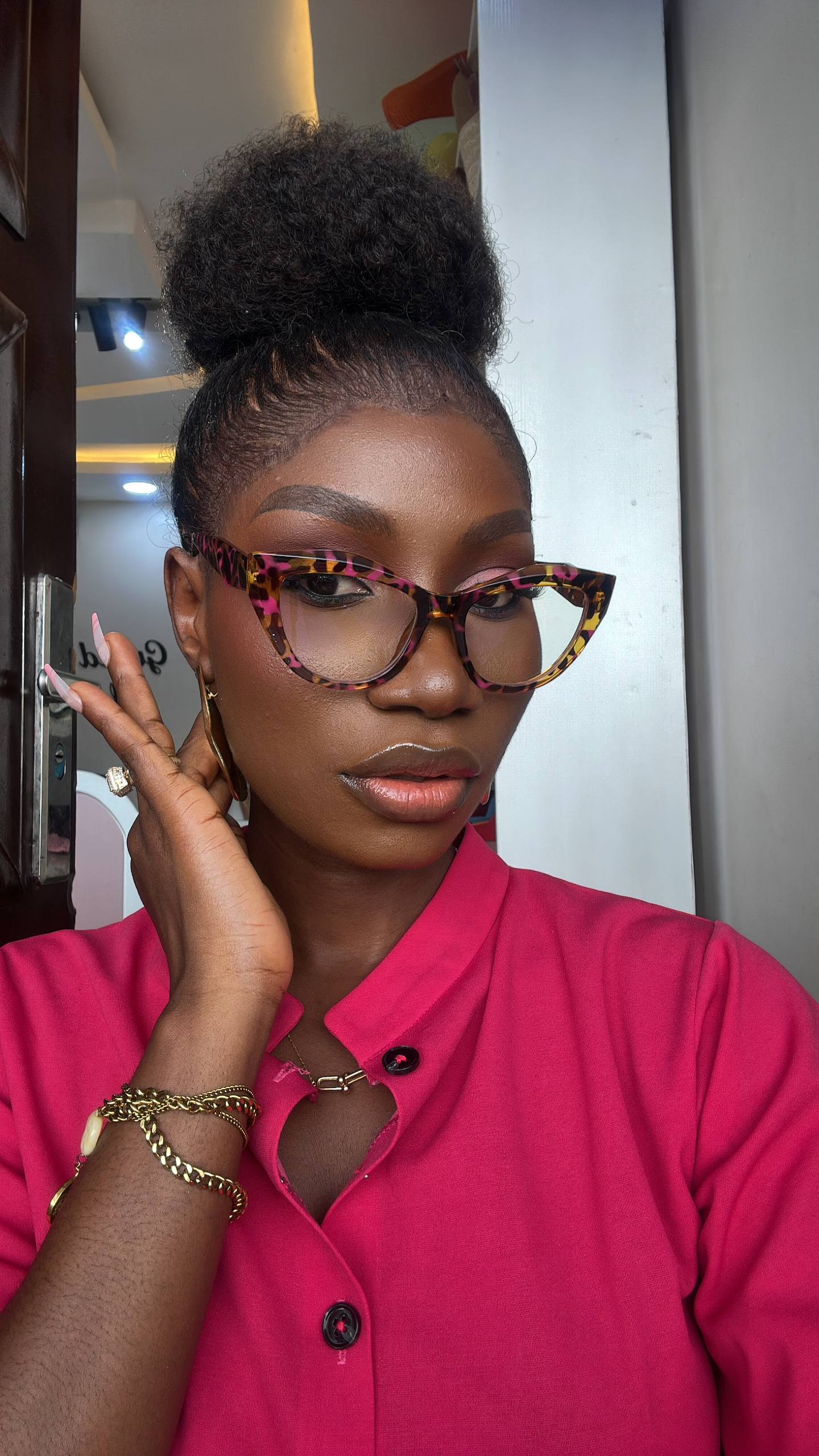 GLASSES 705 (CLEAR LENS  PRESCRIPTION FRAMES, BLUE LIGHT BLOCKING GLASSES)