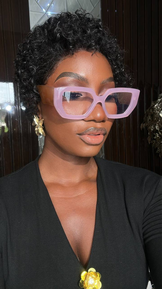 GLASSES  478( UNISEX CLEAR LENS, PRESCRIPTION BLUE LIGHT BLOCKING GLASSES)