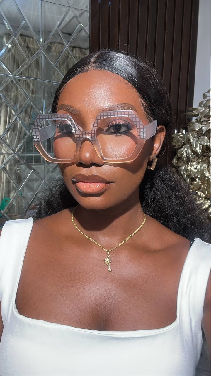 GLASS 537(CLEAR LENS, PRESCRIPTION BLUE LIGHT BLOCKING GLASSES)