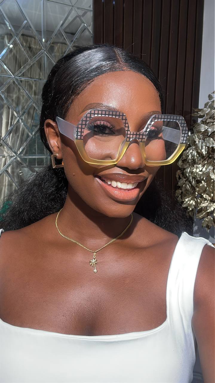 GLASS 537(CLEAR LENS, PRESCRIPTION BLUE LIGHT BLOCKING GLASSES)