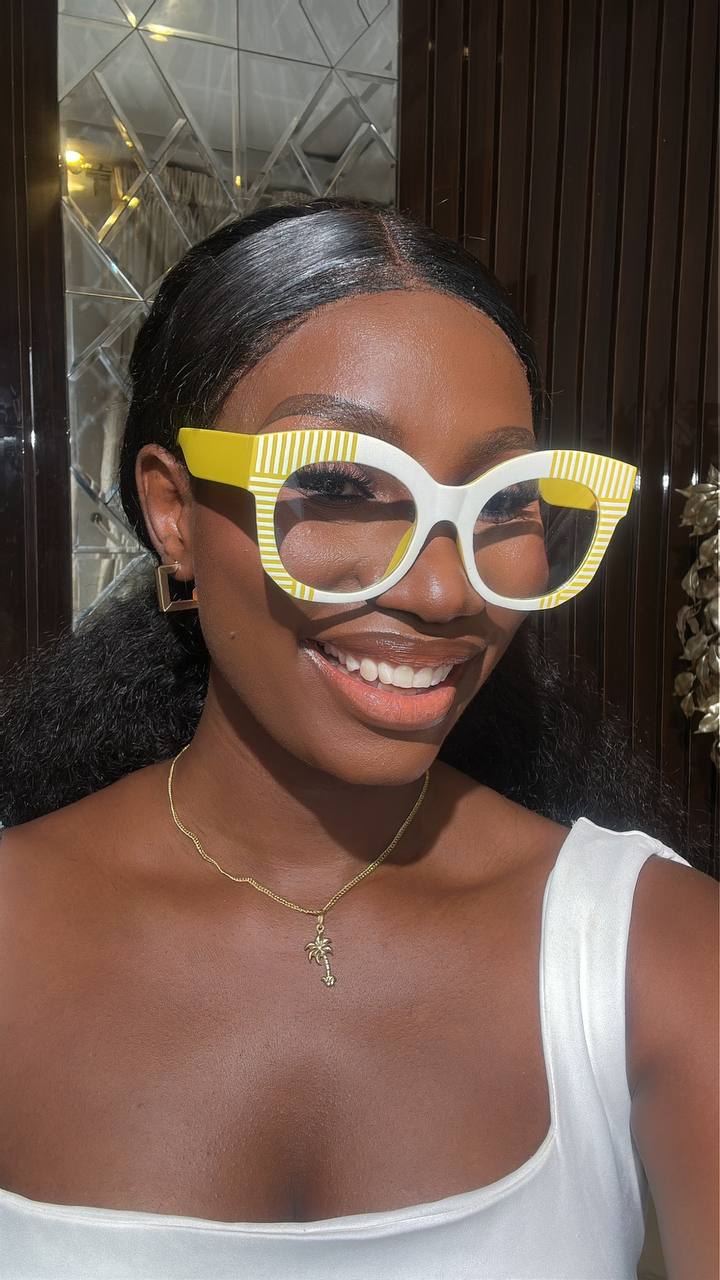 GLASS 541(CLEAR LENS, PRESCRIPTION BLUE LIGHT BLOCKING GLASSES)