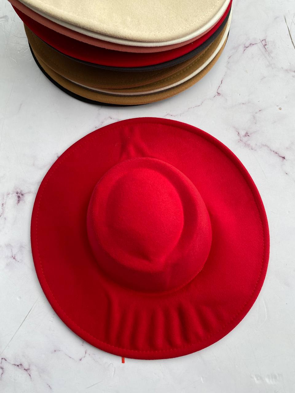 Rumpled Wide Boater Hat