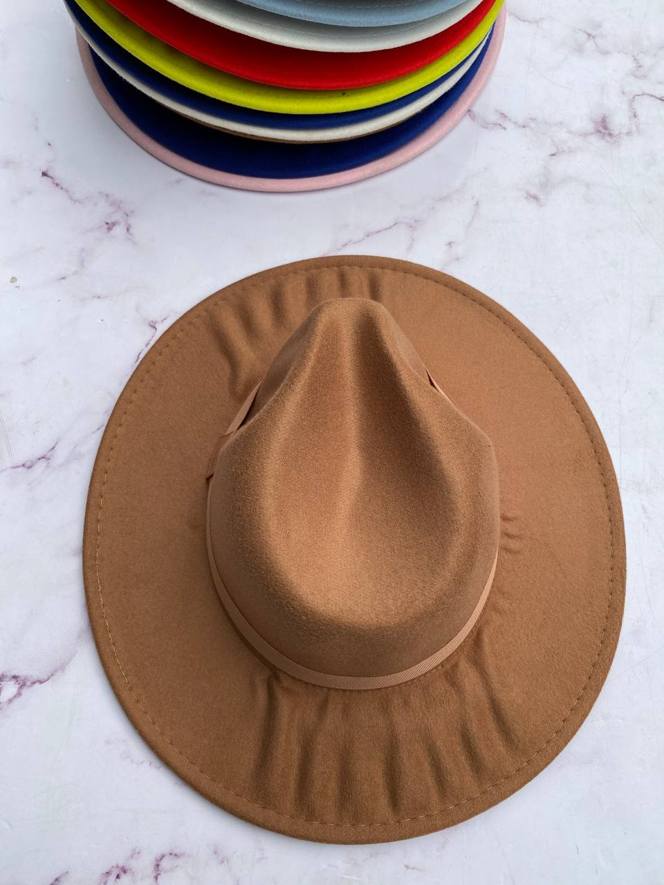 Rumpled Colored Fedora Hat