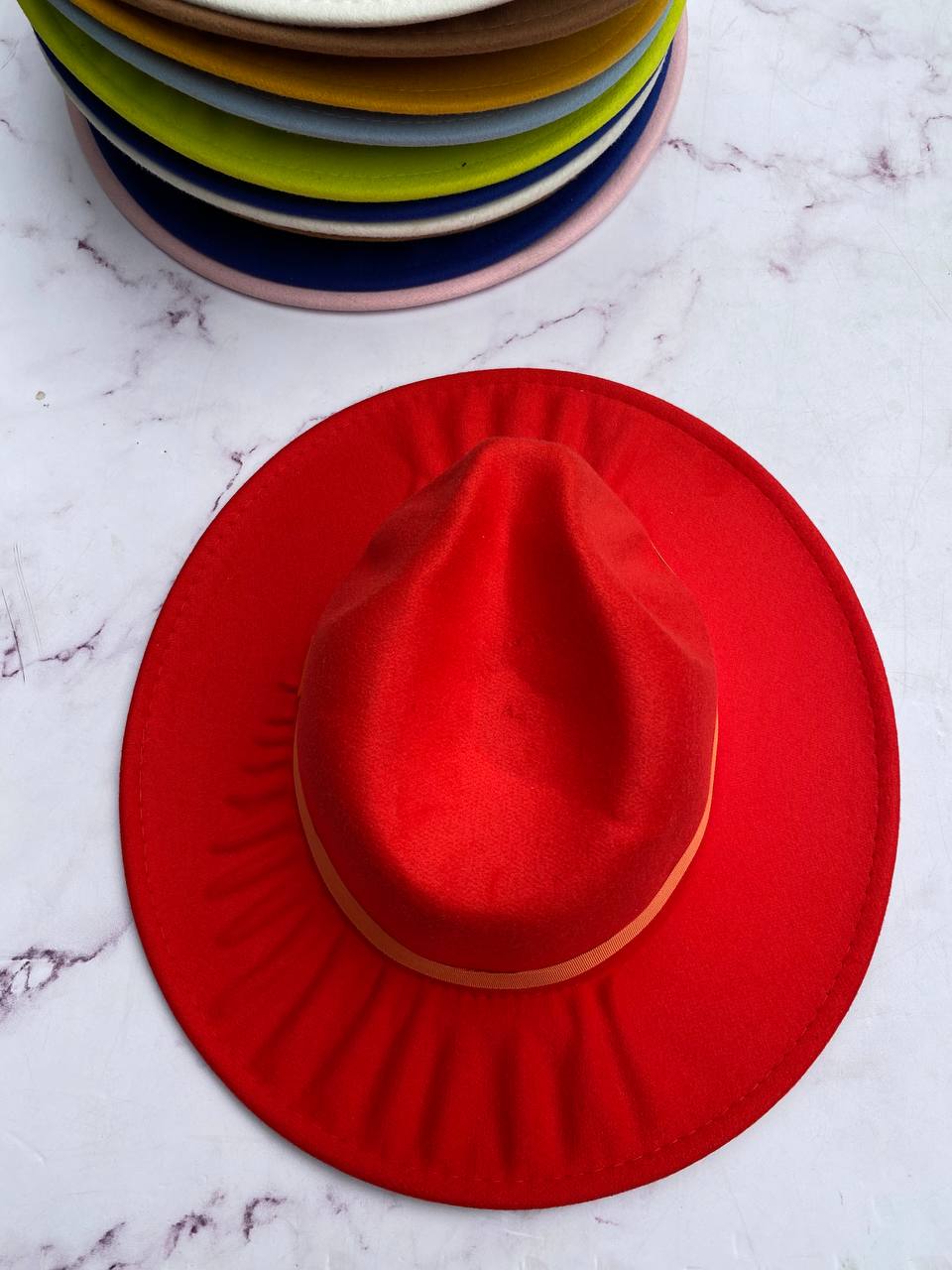 Rumpled Colored Fedora Hat