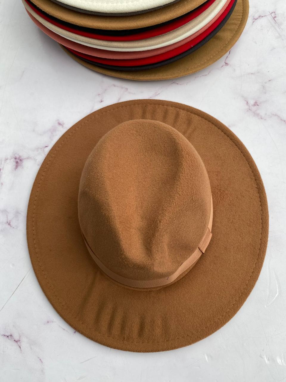 Rumpled Colored Fedora Hat