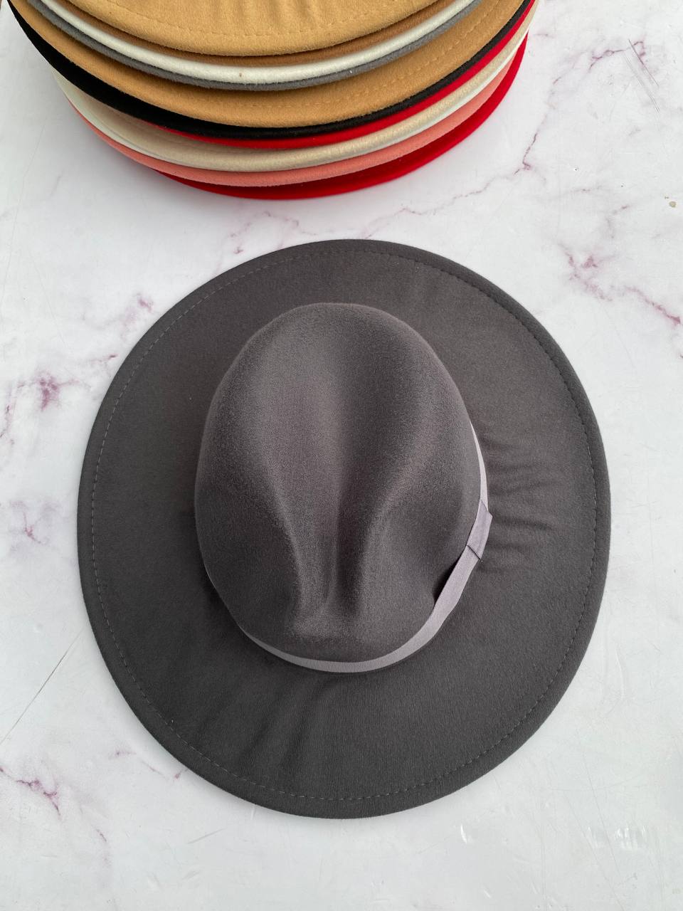 Rumpled Colored Fedora Hat