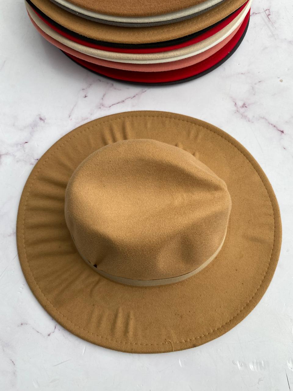 Rumpled Colored Fedora Hat